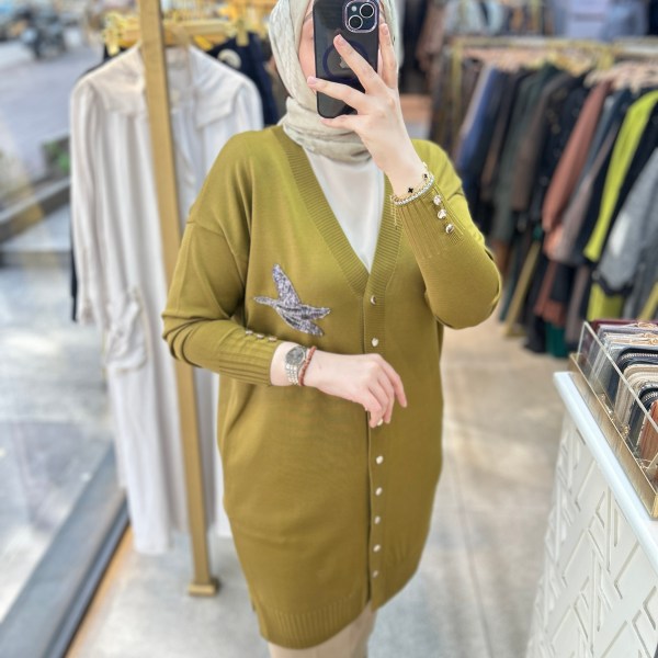 3207 Kuş Detaylı Tunik - Görsel 26