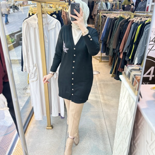 3207 Kuş Detaylı Tunik - Görsel 19