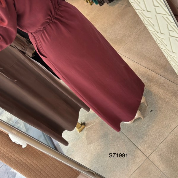 SZ1991 Fermuar Detaylı Elbise - Görsel 4