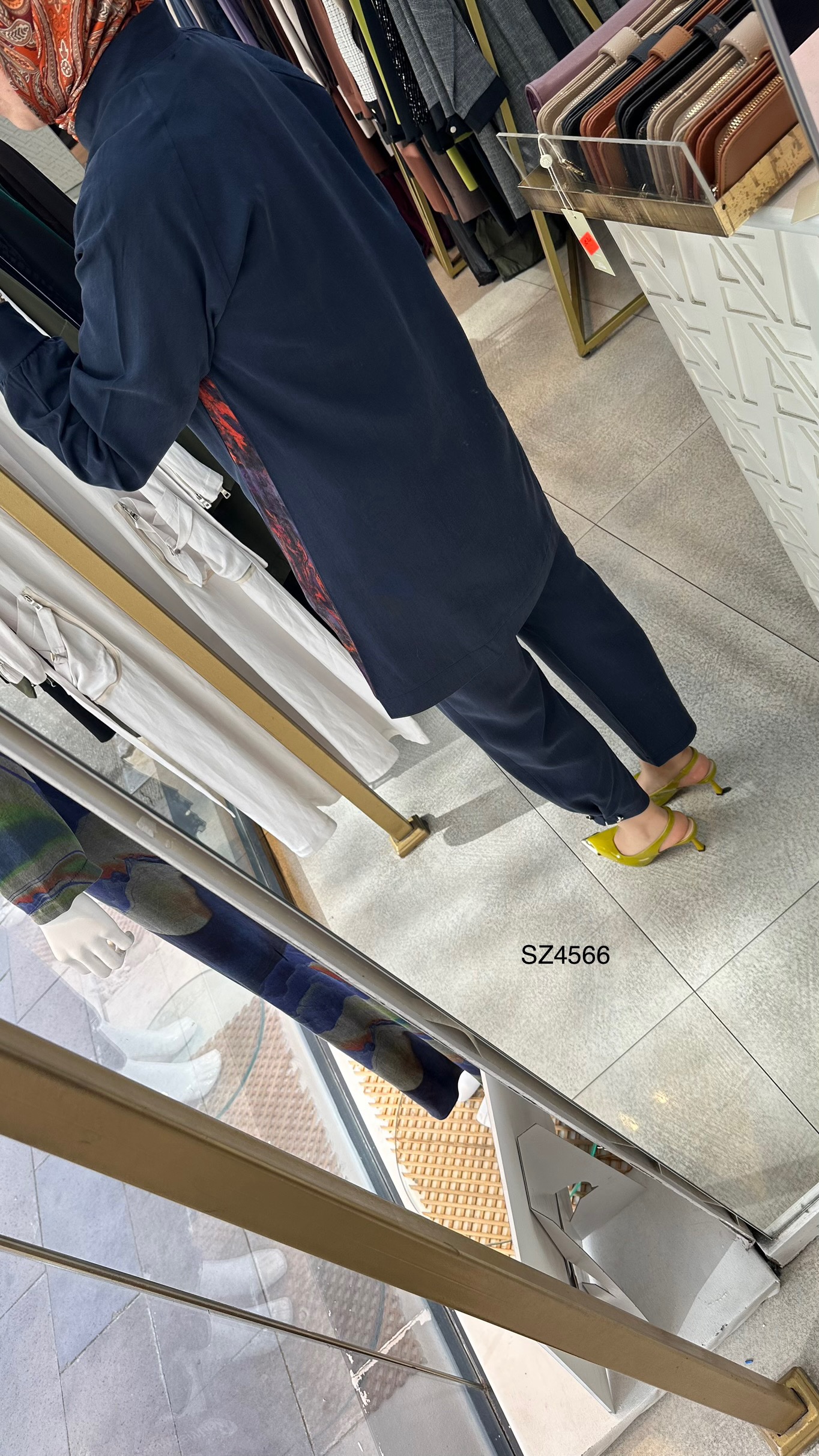 SZ4566 Desenli Fermuarlı Takım