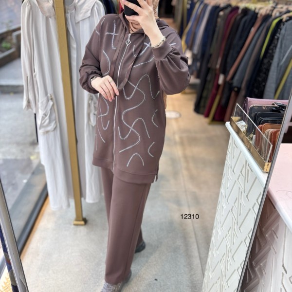 12310 Taş Detaylı Takım - Görsel 5