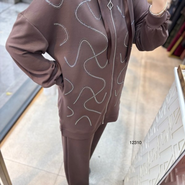 12310 Taş Detaylı Takım - Görsel 2