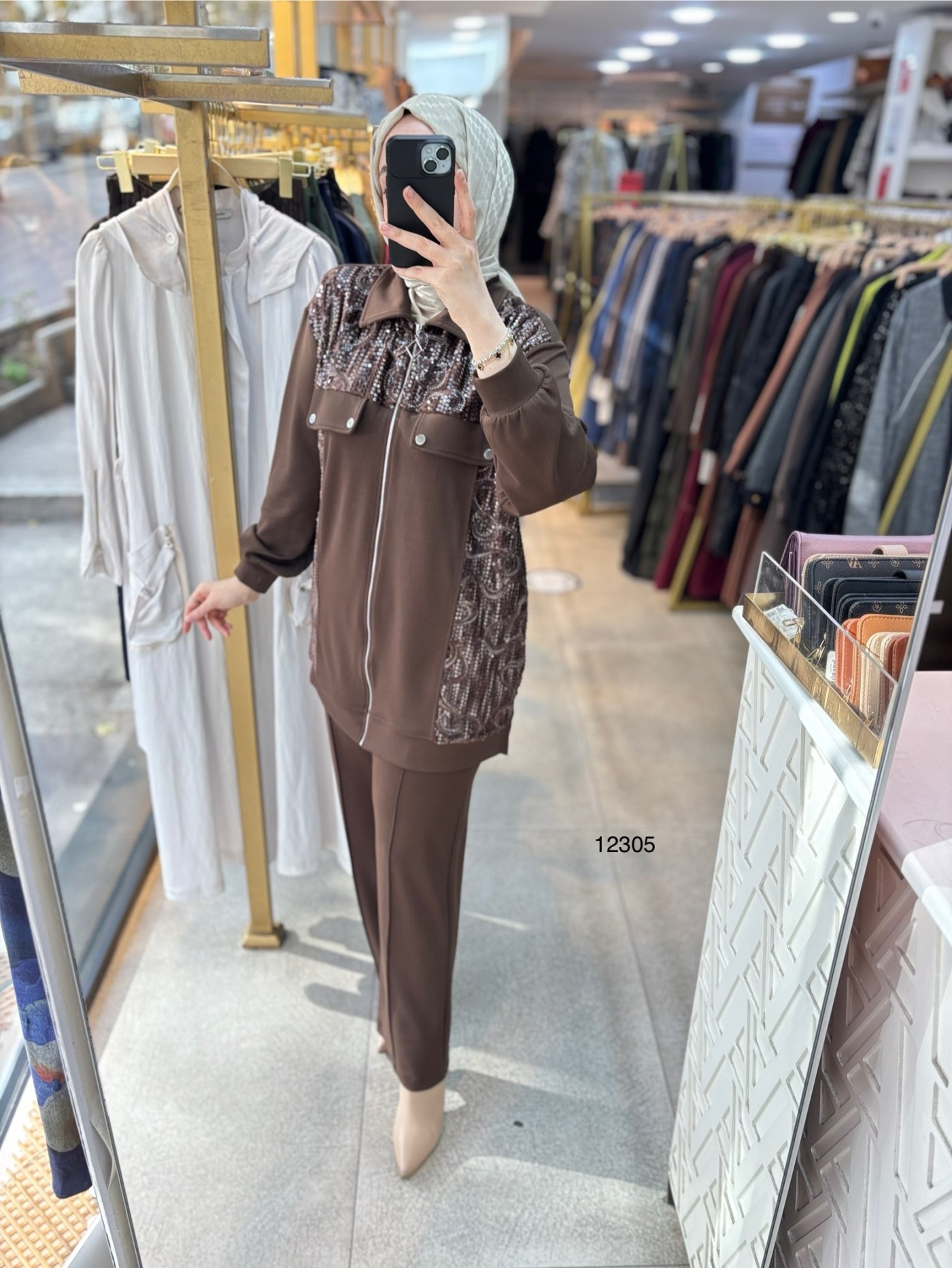 12305 Payetli Cep Detaylı Takım