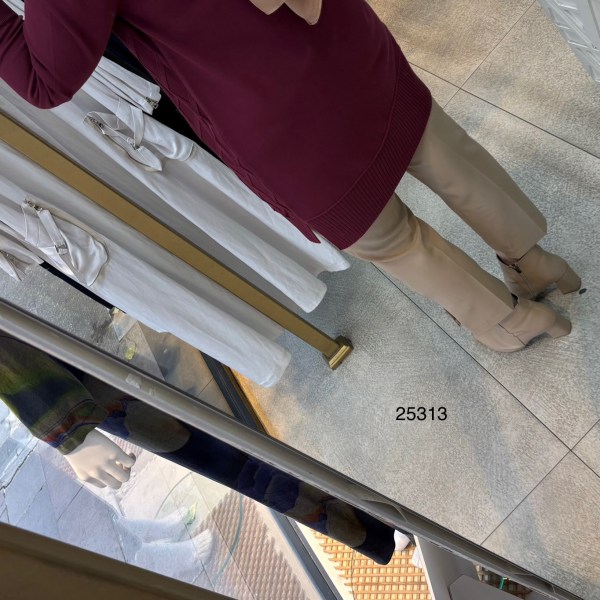 25313 Kolları Düğme Detaylı Merserize Triko - Görsel 3