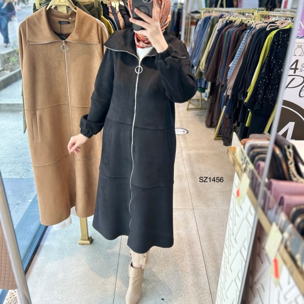 SZ1456 Fermuarlı Nubuk Kap - Görsel 21