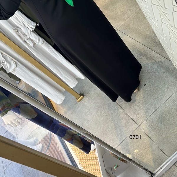 0701 Ekose Detaylı Elbise - Görsel 5