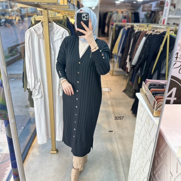 3257 Uzun Merserize Triko - Görsel 7