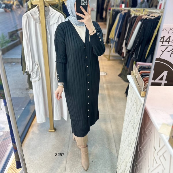 3257 Uzun Merserize Triko - Görsel 8