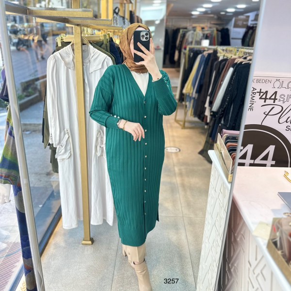 3257 Uzun Merserize Triko - Görsel 12