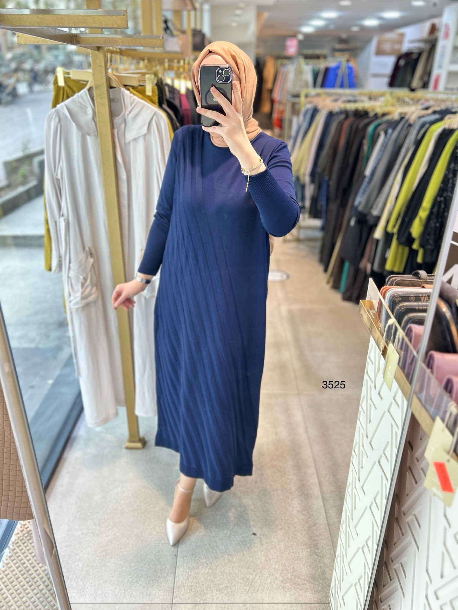 3525 Triko Elbise - Görsel 2