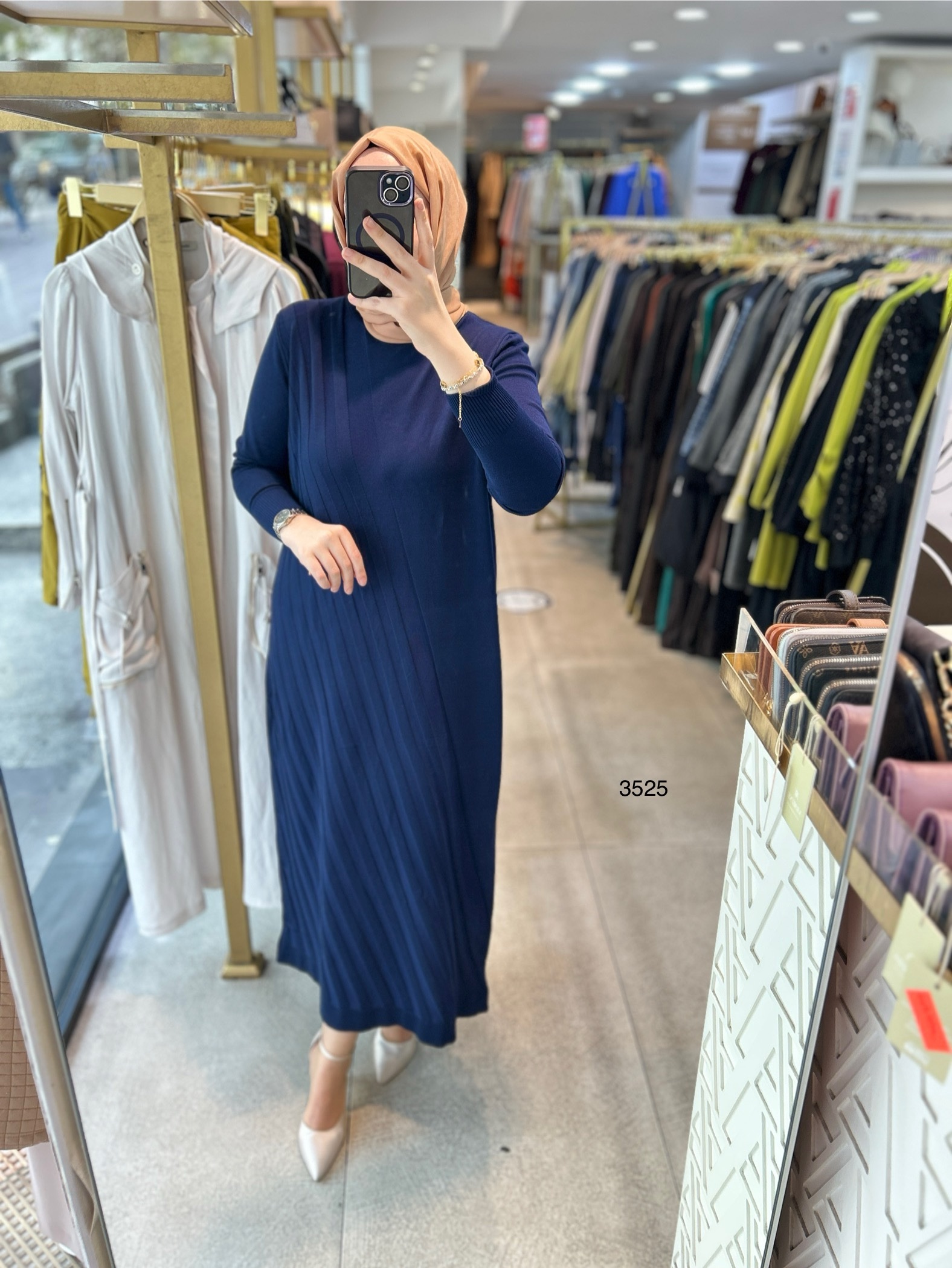 3525 Triko Elbise - Görsel 4