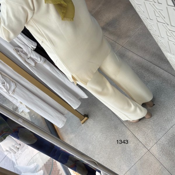 1343 Taş Detaylı Örme Triko Takım - Görsel 14