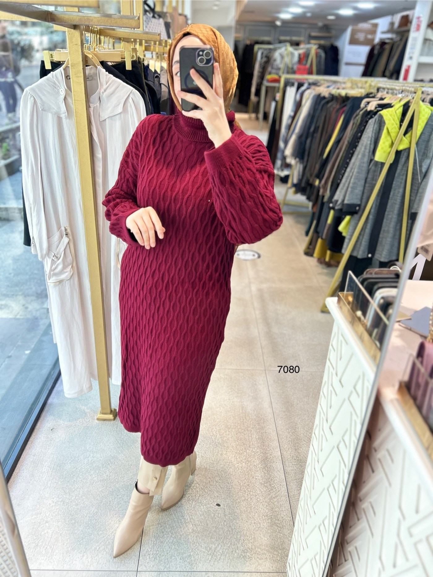 7080 Örme Triko Tunik