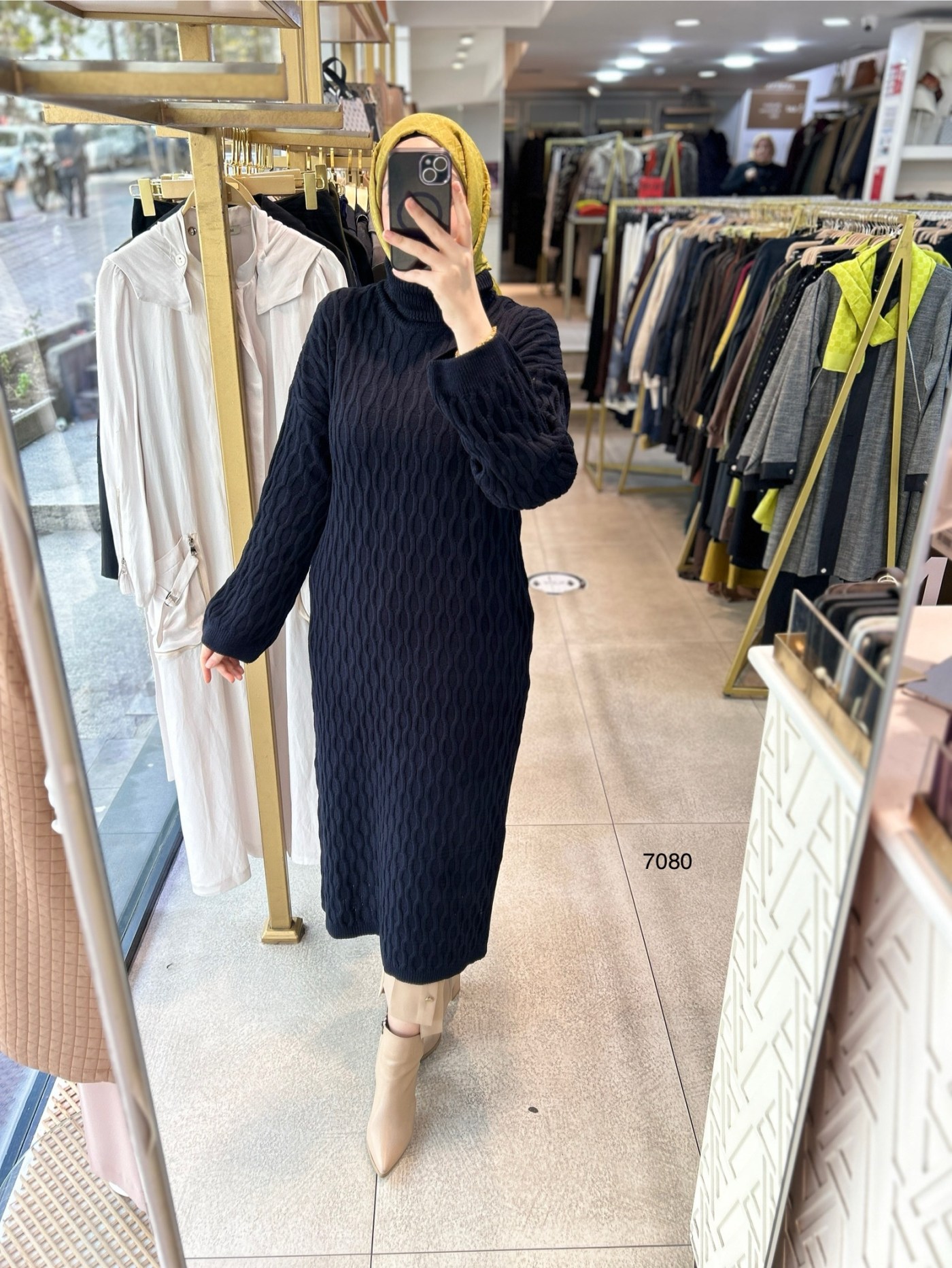 7080 Örme Triko Tunik