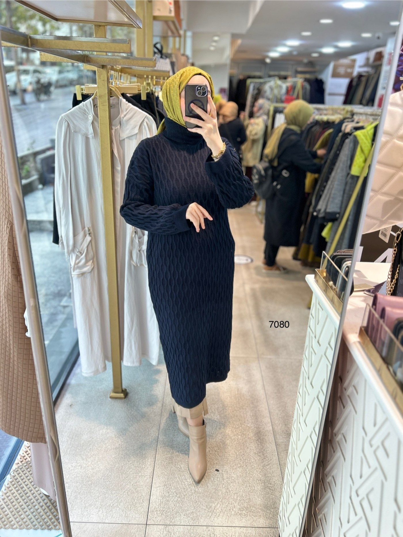 7080 Örme Triko Tunik