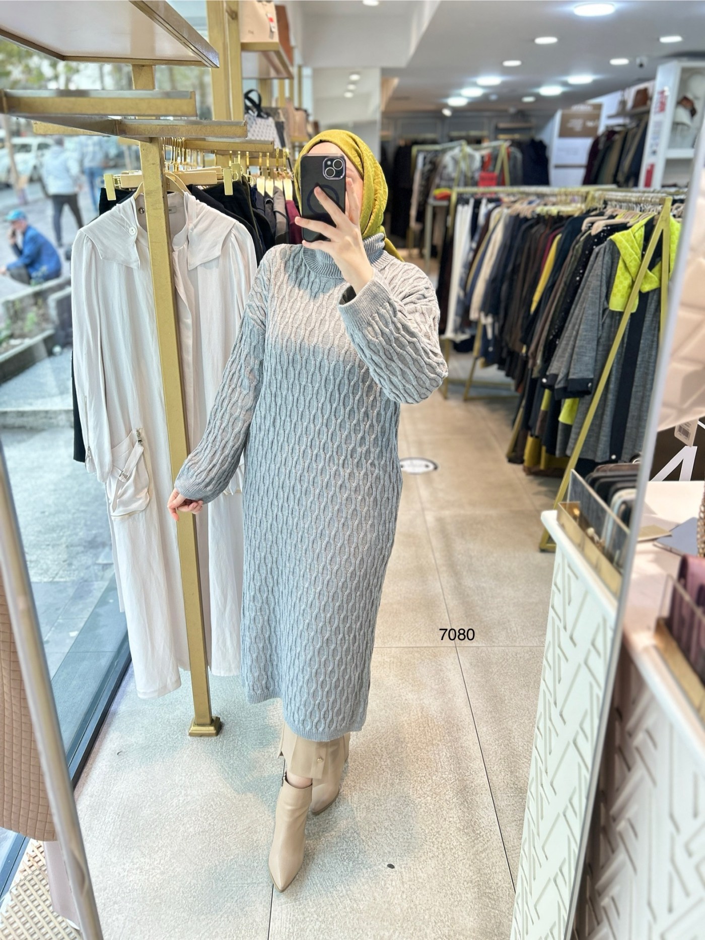 7080 Örme Triko Tunik