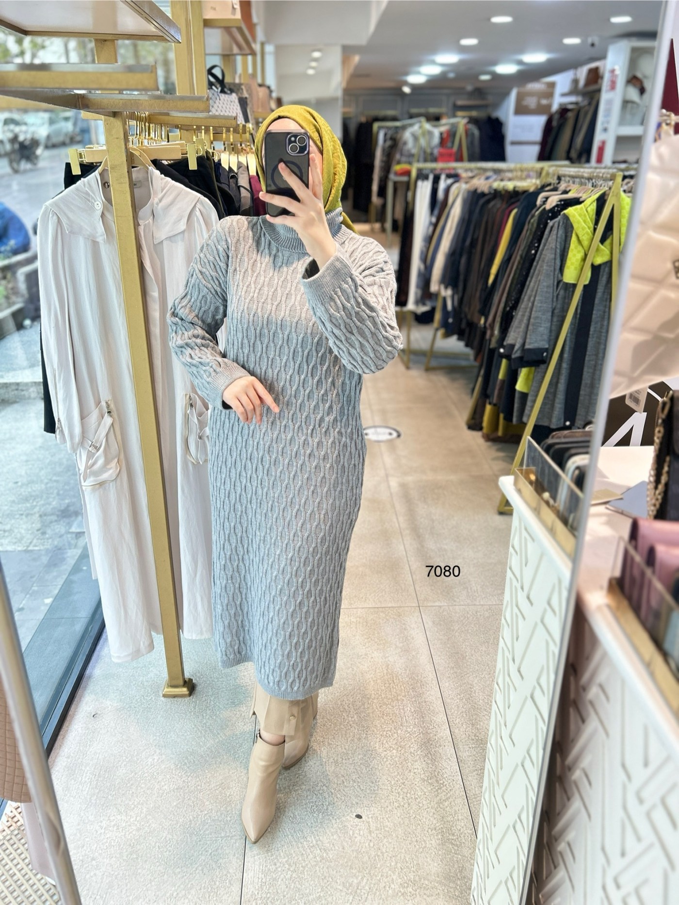 7080 Örme Triko Tunik