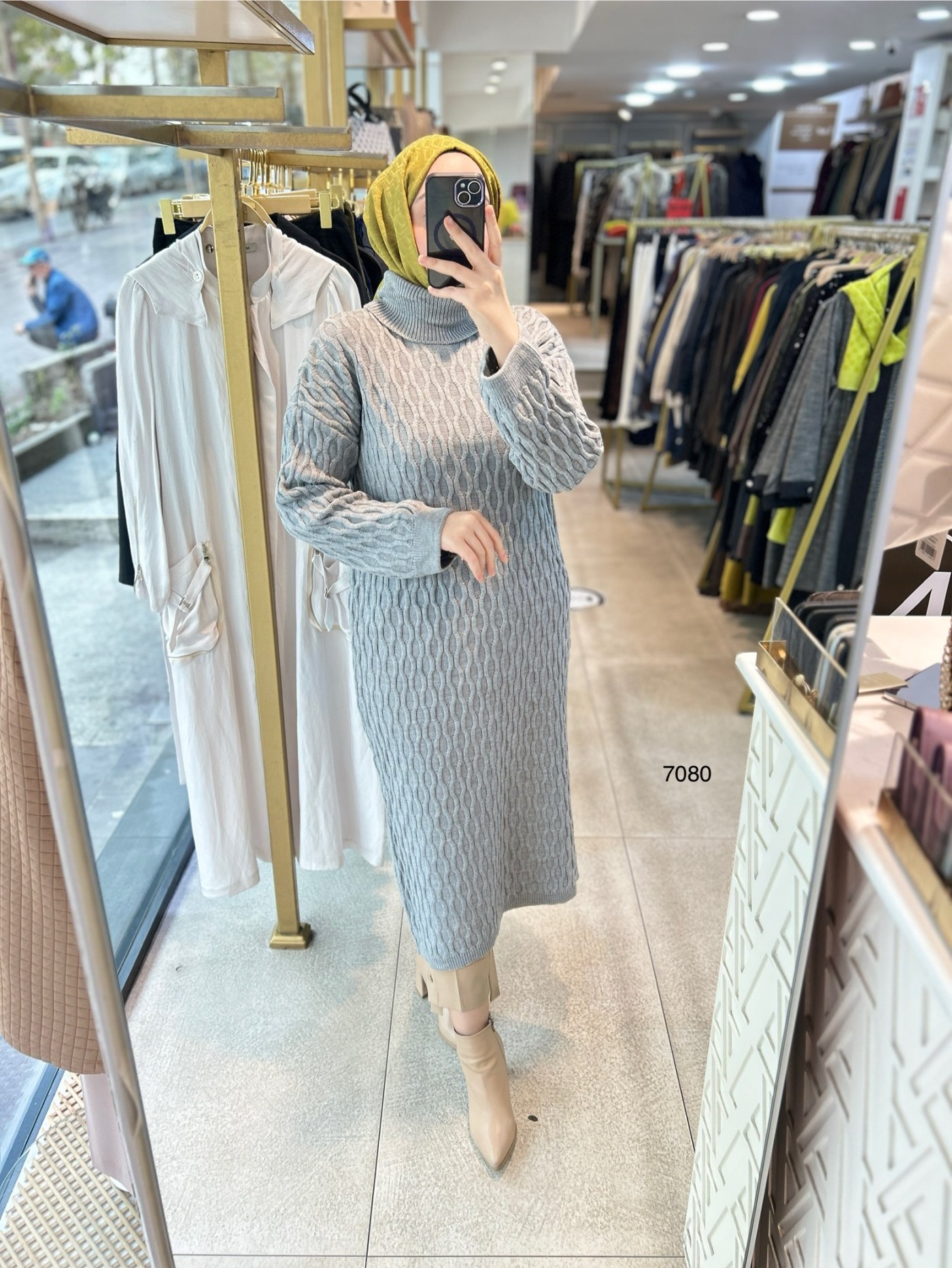 7080 Örme Triko Tunik