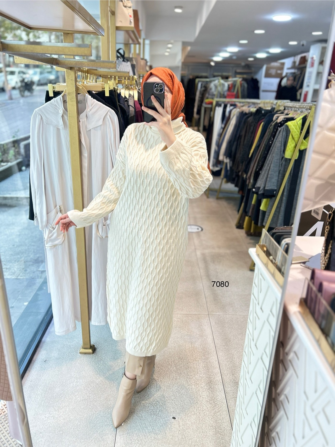 7080 Örme Triko Tunik