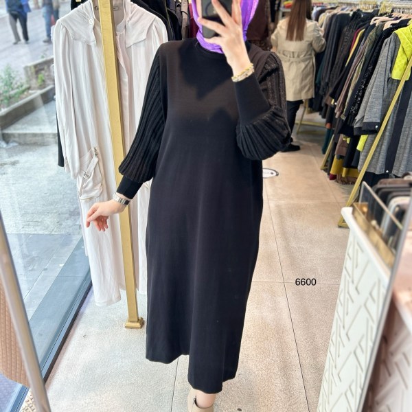 6600 Simli Triko Elbise - Görsel 3