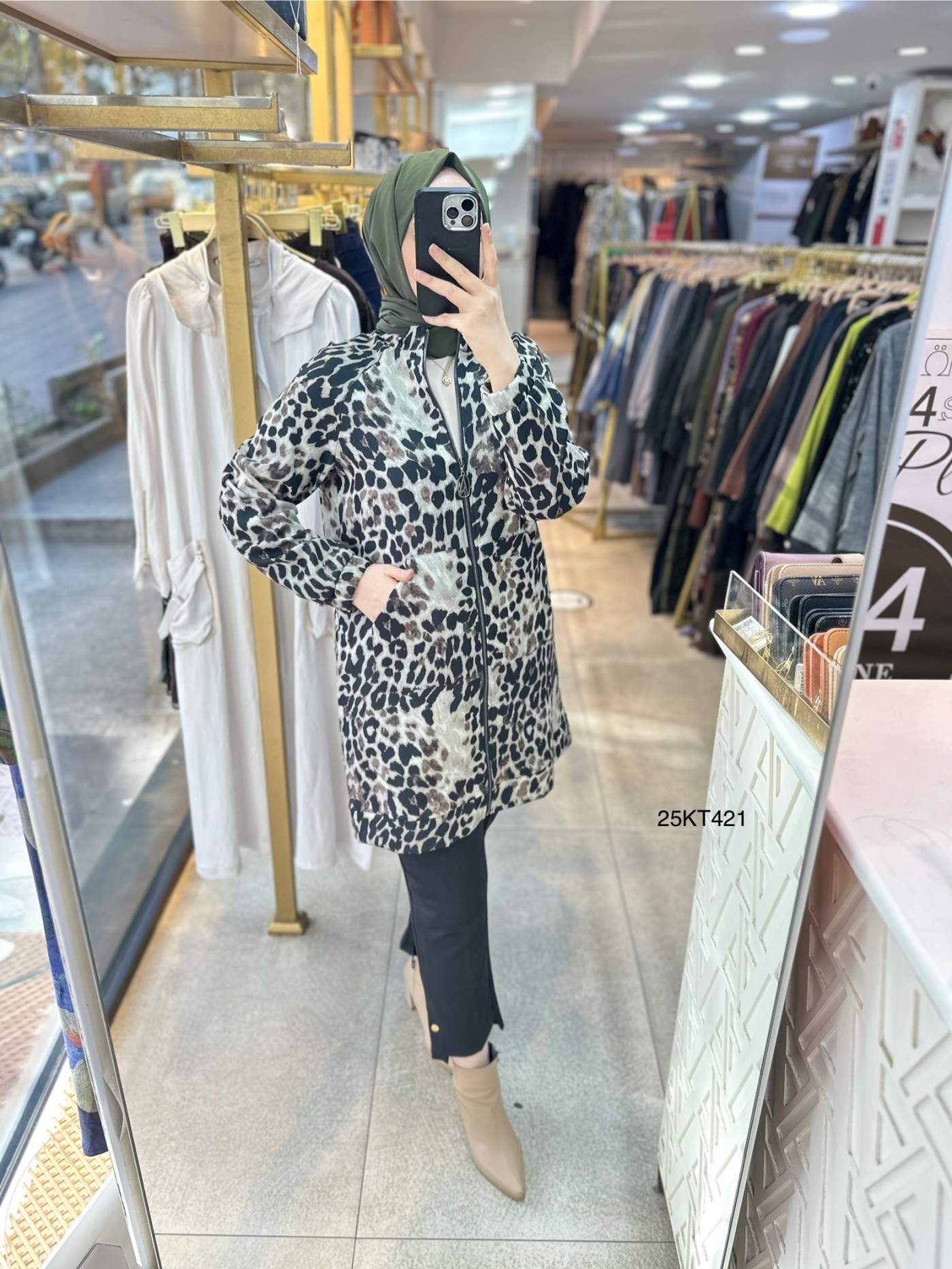 25KT421 Armine Trend Desenli Kap