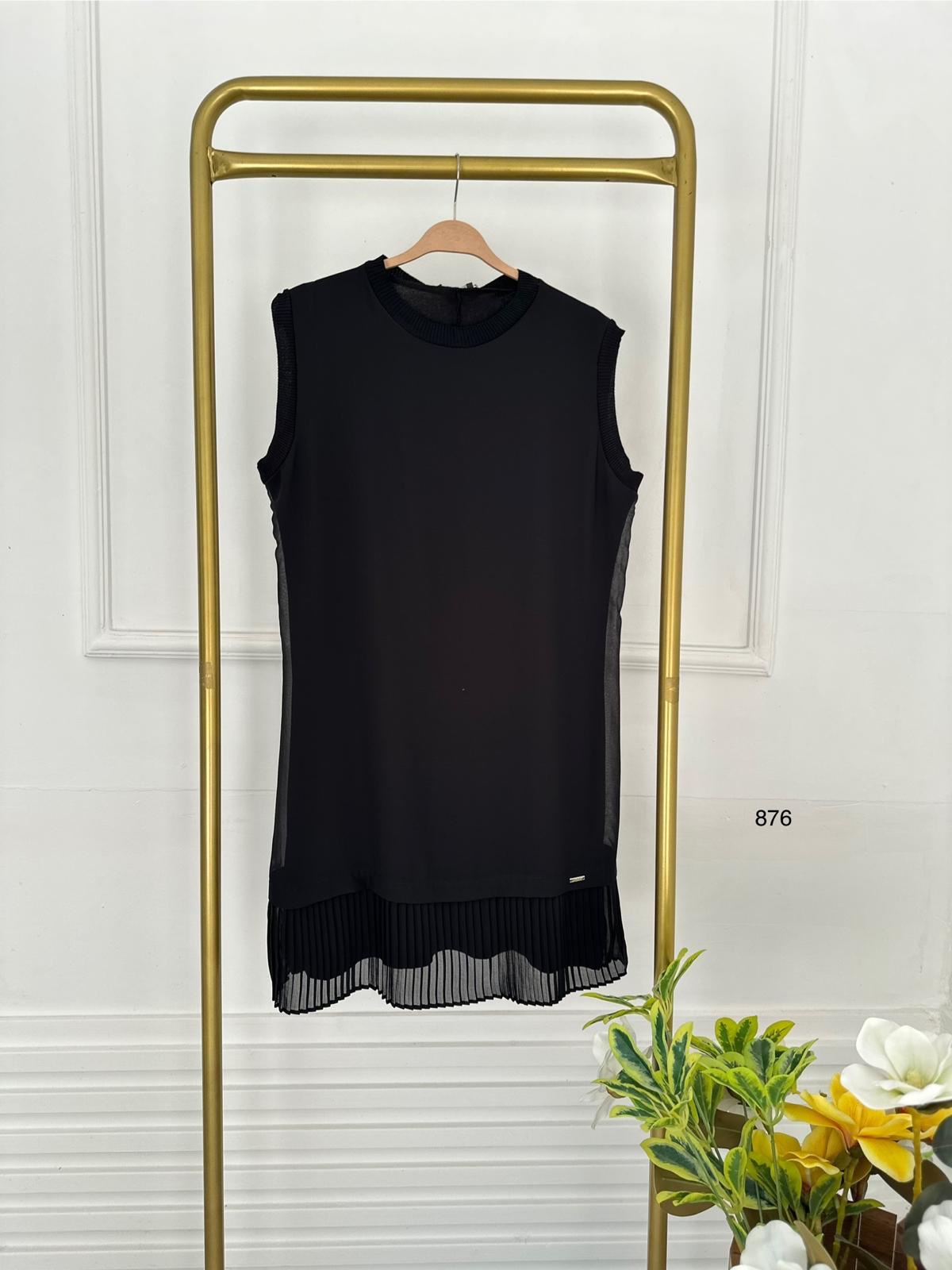 876 Piliseli Sıfır Kollu İçlik