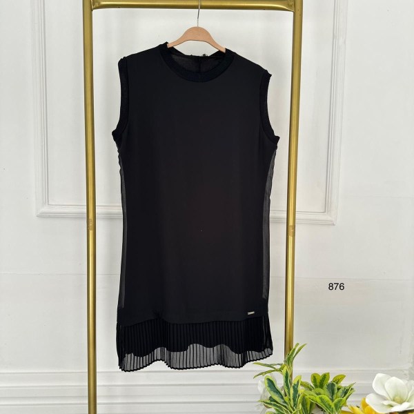 876 Piliseli Sıfır Kollu İçlik - Görsel 21