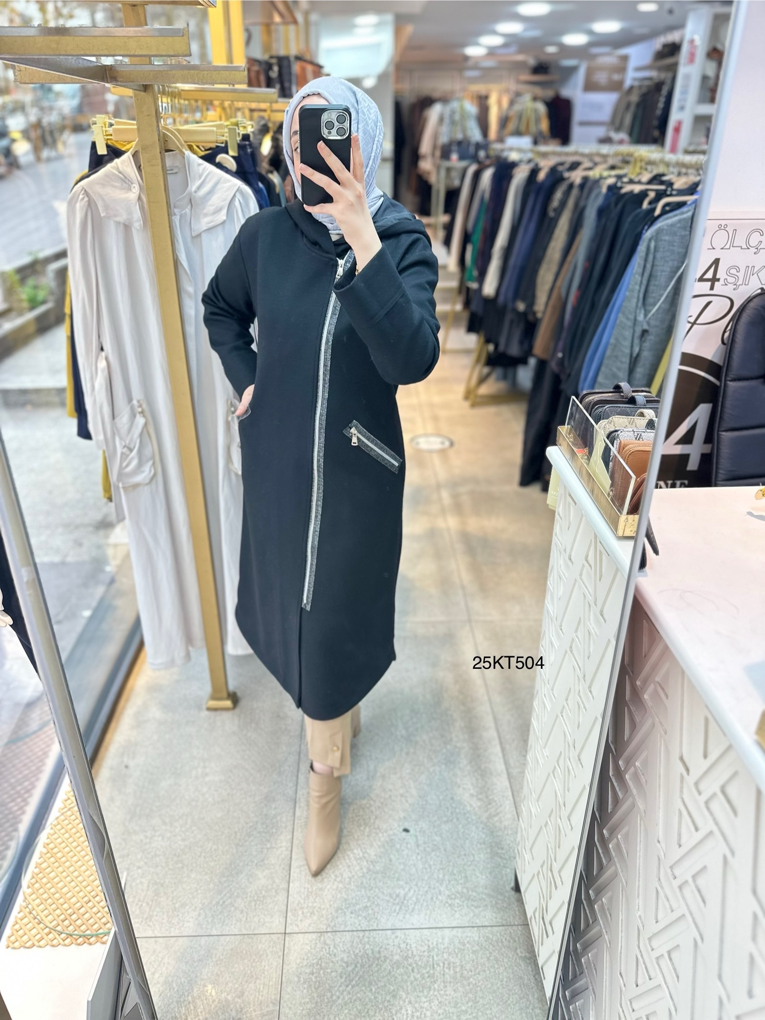 Armine Trend 25KT504 Kaşe Kumaş Kap - Görsel 2