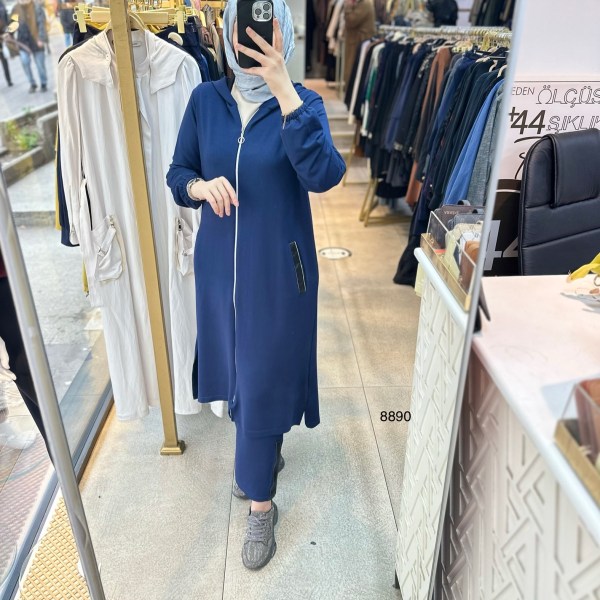 8890 Ön Fermuarlı Takım - Görsel 11