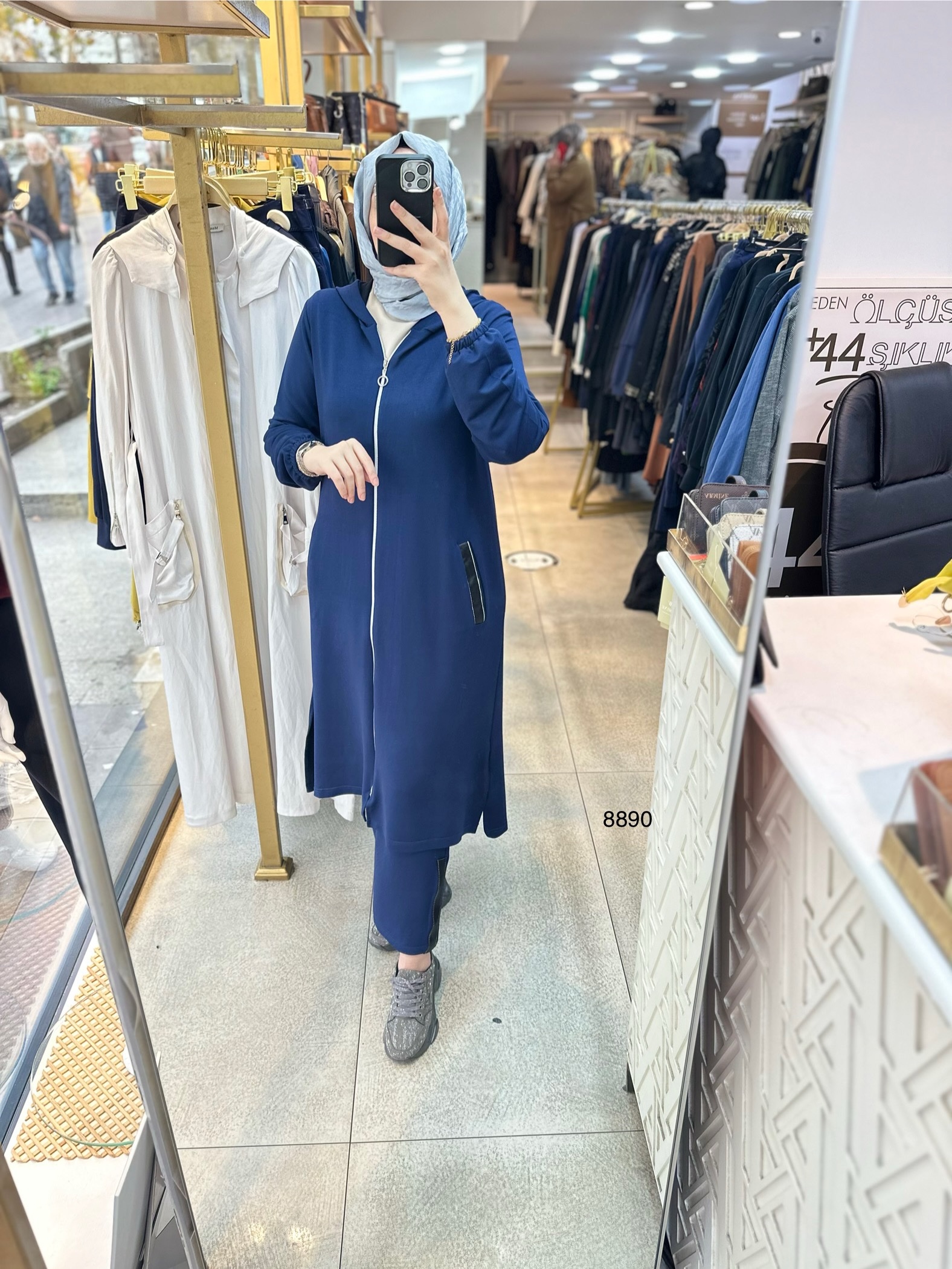 8890 Ön Fermuarlı Takım - Görsel 11