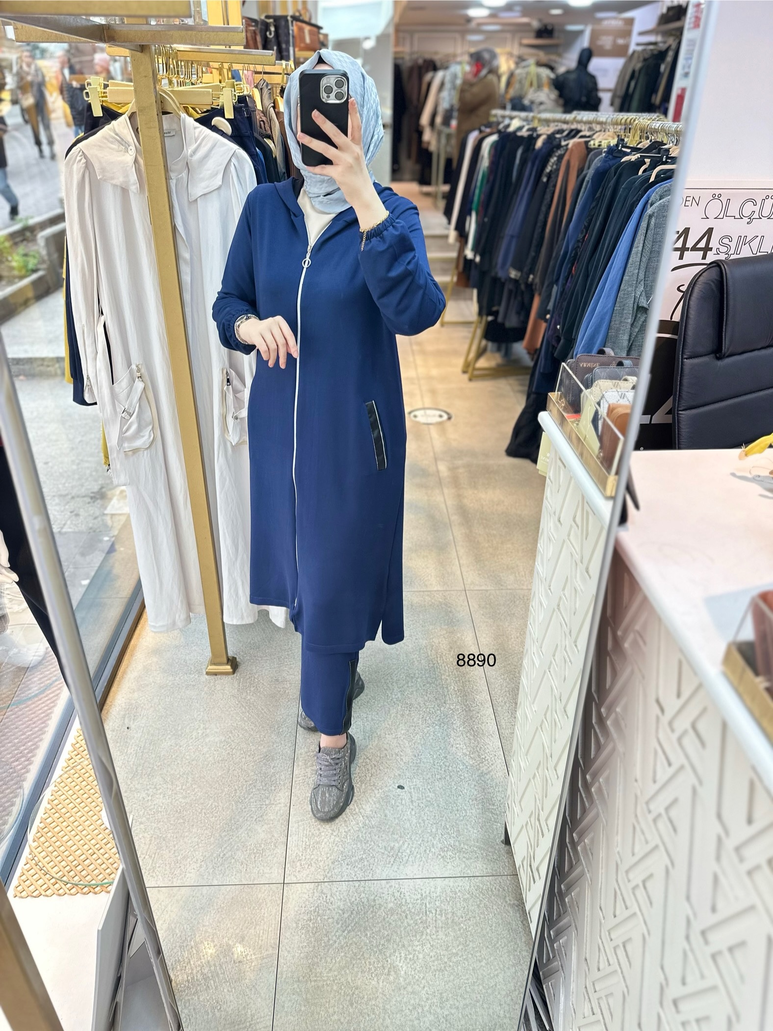 8890 Ön Fermuarlı Takım - Görsel 12