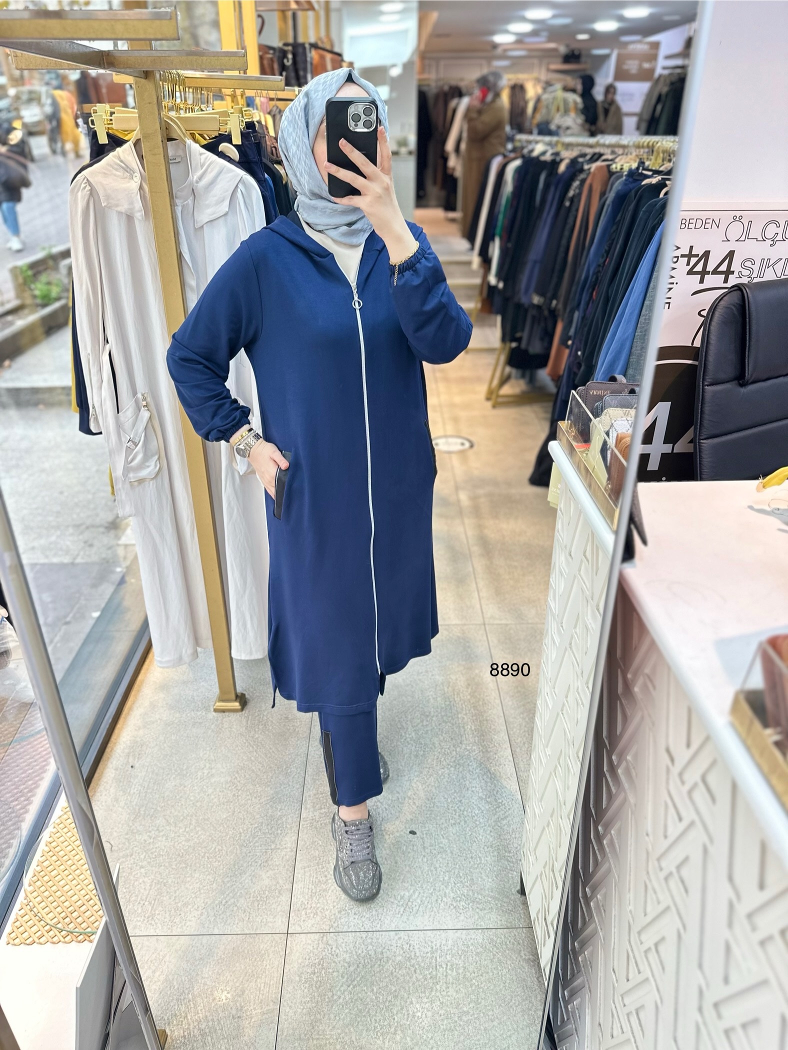 8890 Ön Fermuarlı Takım - Görsel 27