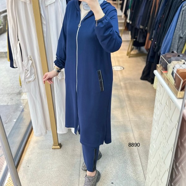 8890 Ön Fermuarlı Takım - Görsel 13