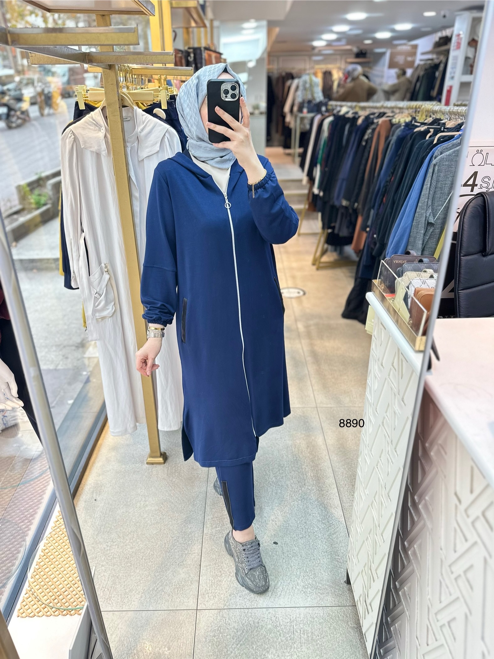 8890 Ön Fermuarlı Takım - Görsel 10