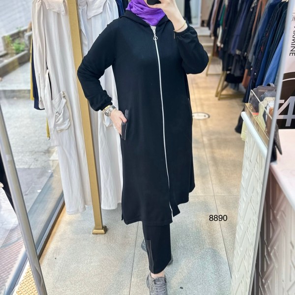 8890 Ön Fermuarlı Takım - Görsel 9