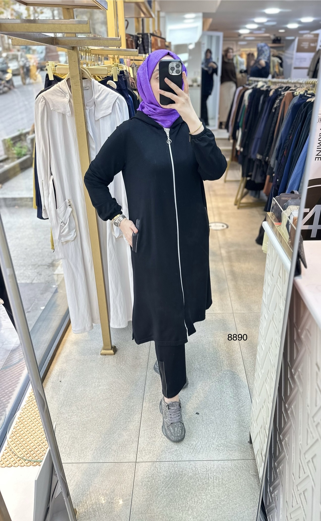 8890 Ön Fermuarlı Takım