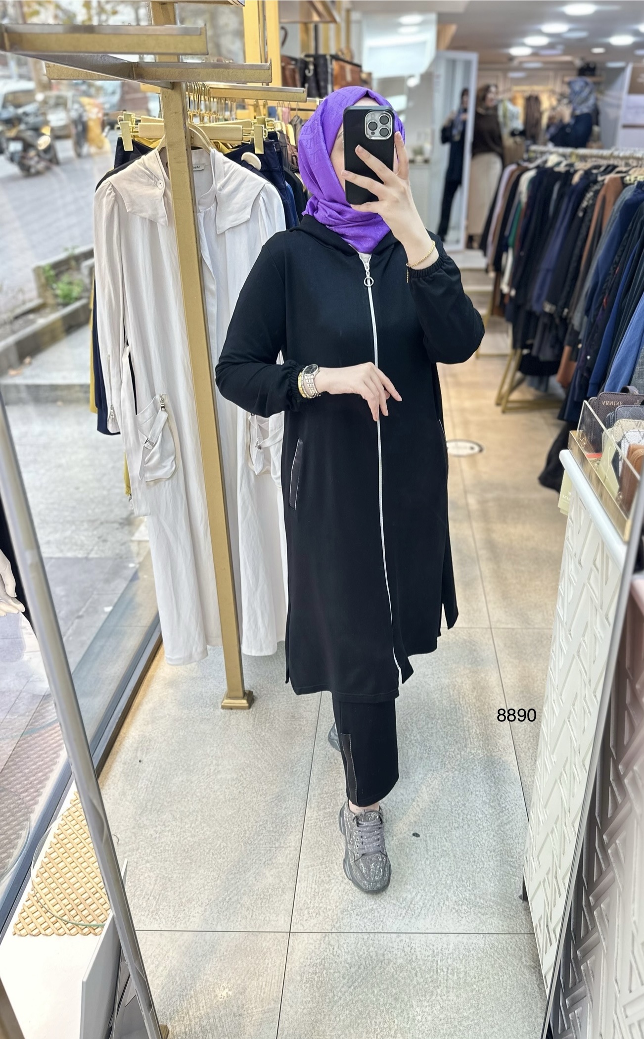 8890 Ön Fermuarlı Takım