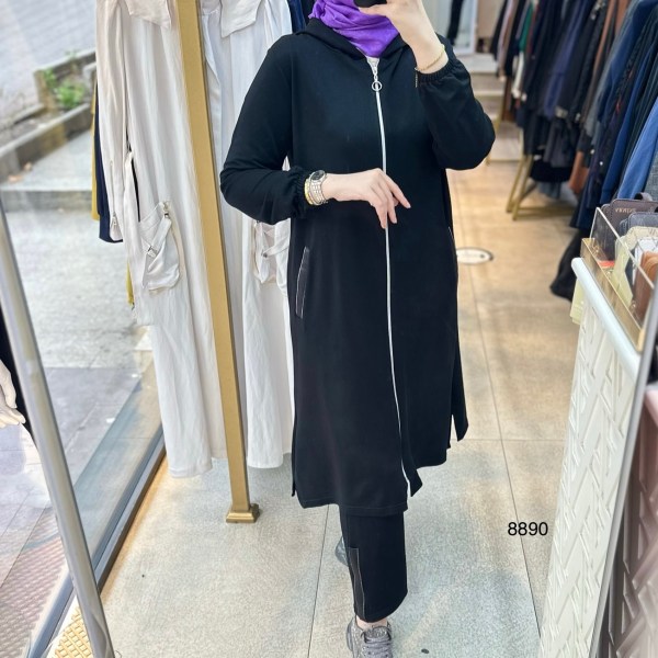 8890 Ön Fermuarlı Takım - Görsel 8