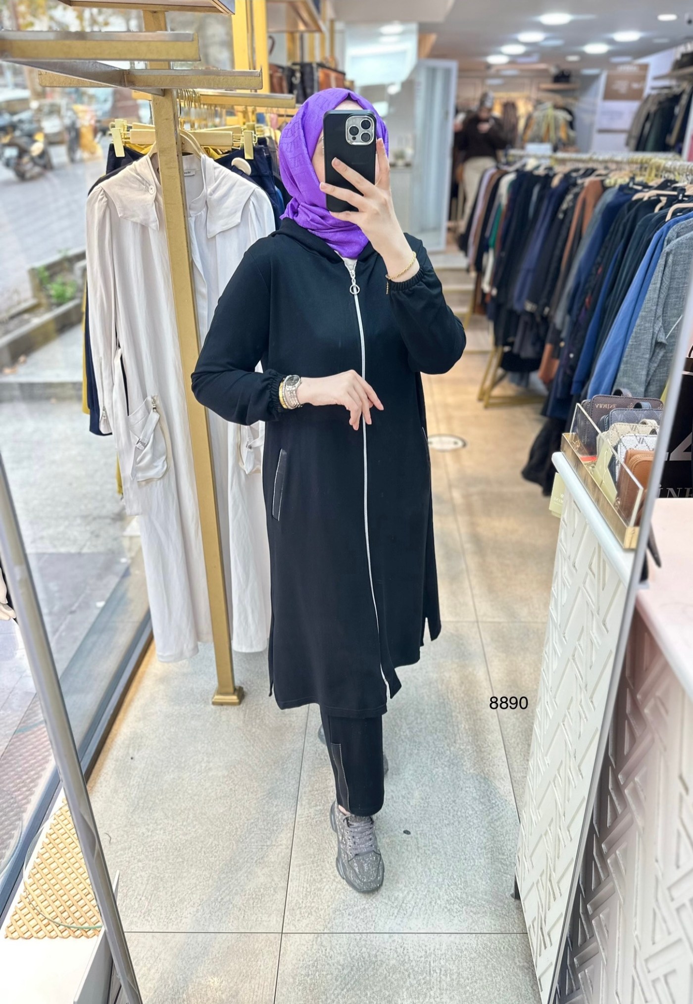 8890 Ön Fermuarlı Takım