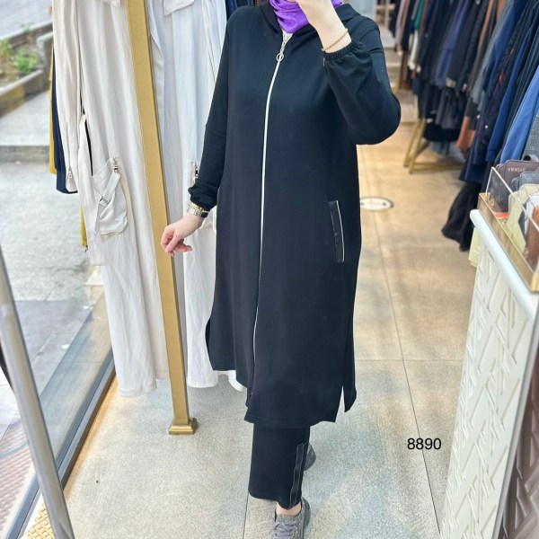 8890 Ön Fermuarlı Takım - Görsel 6