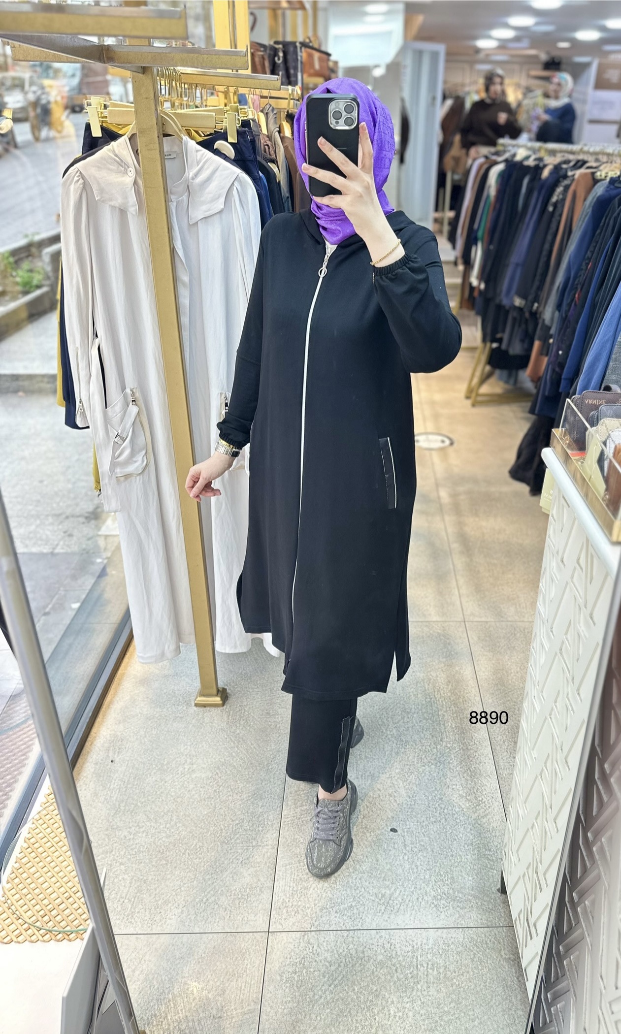 8890 Ön Fermuarlı Takım