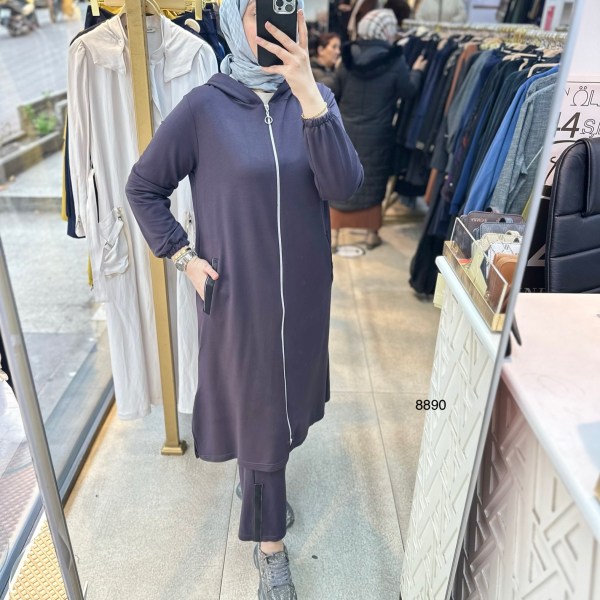 8890 Ön Fermuarlı Takım - Görsel 22