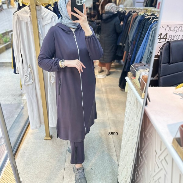 8890 Ön Fermuarlı Takım - Görsel 25