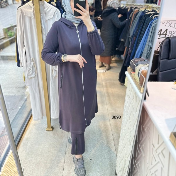 8890 Ön Fermuarlı Takım - Görsel 18