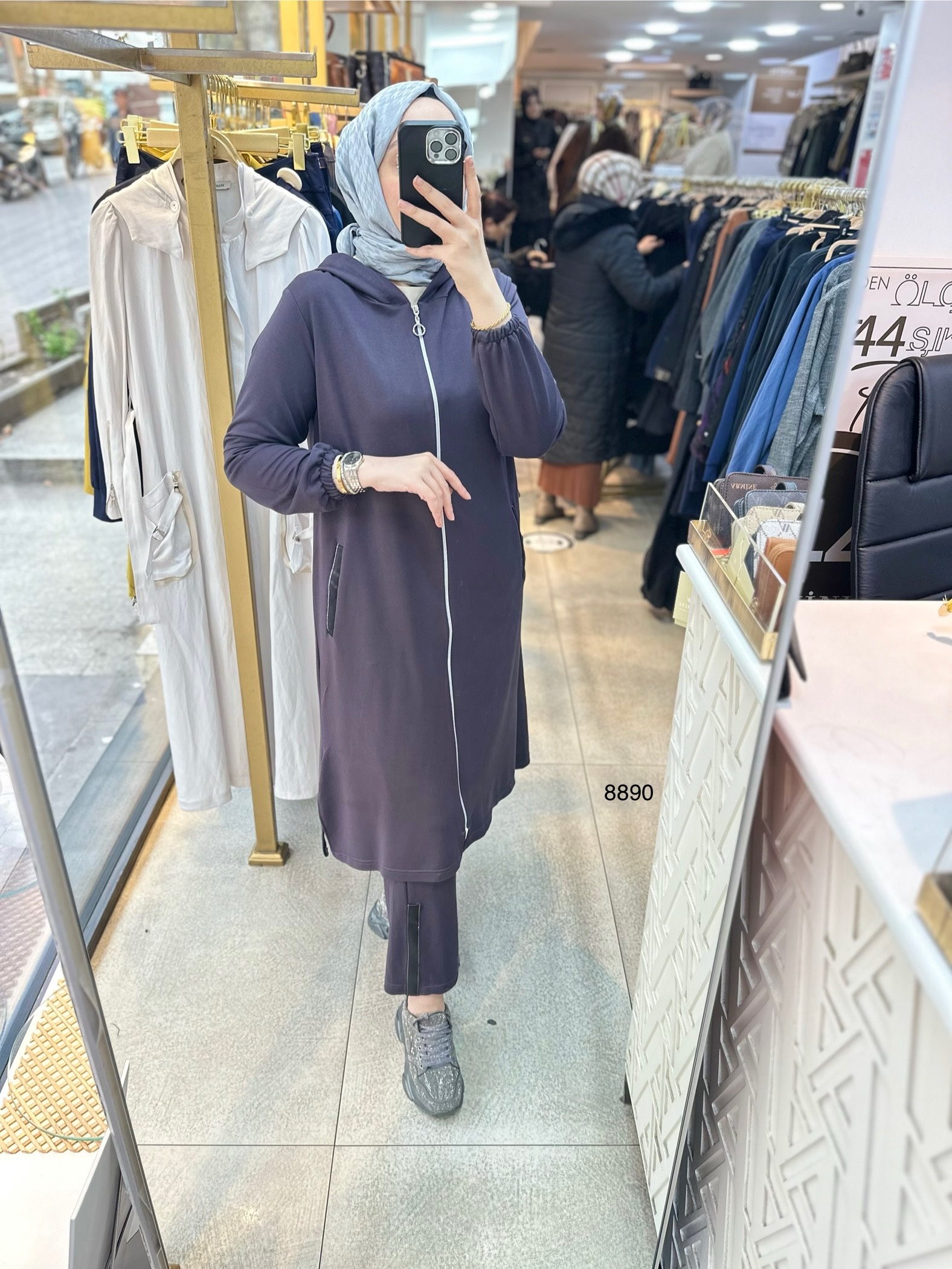 8890 Ön Fermuarlı Takım - Görsel 18