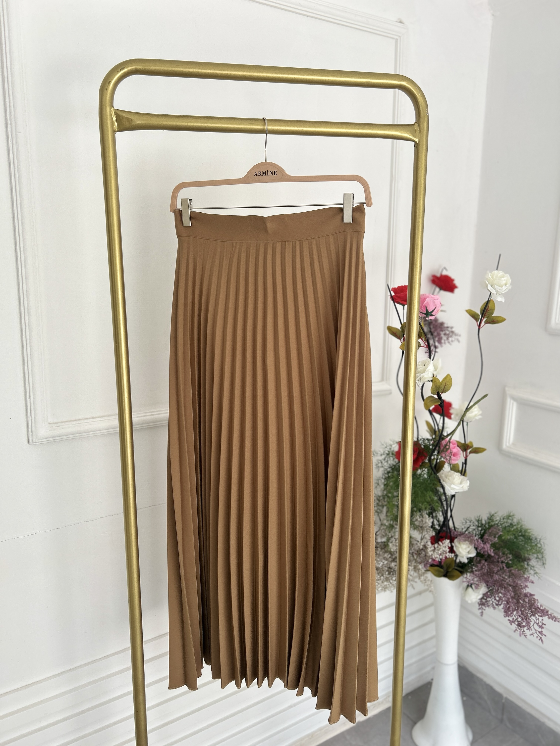 25KT102 Armine Trend Piliseli Etek - Görsel 5