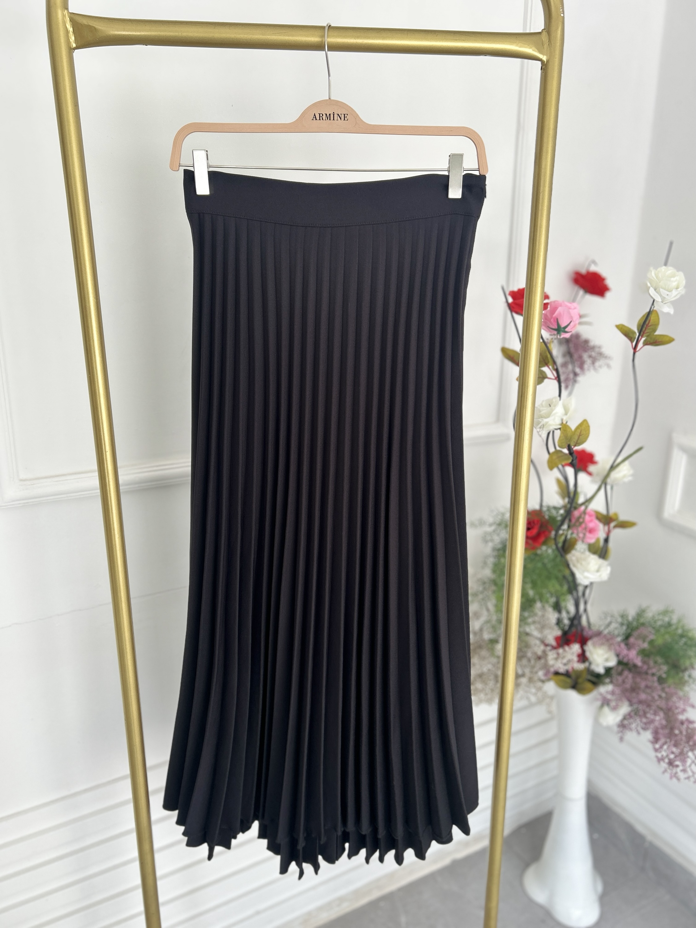 25KT102 Armine Trend Piliseli Etek - Görsel 1