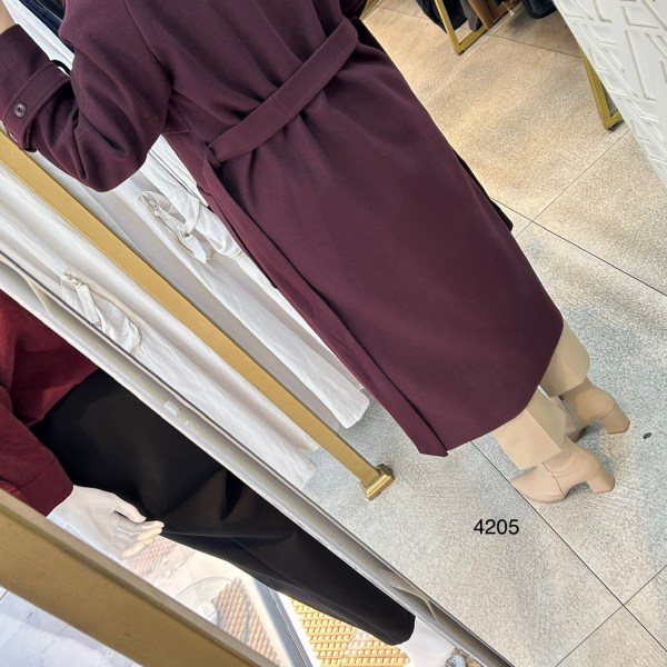 4205 Kaşe Kaban - Görsel 6