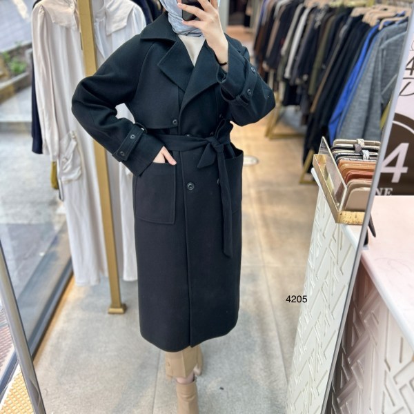 4205 Kaşe Kaban - Görsel 8