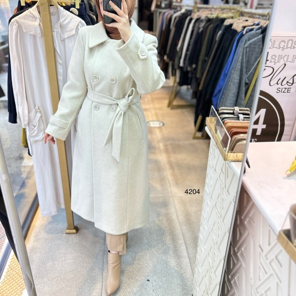 4204 Kaşe Kaban - Görsel 4